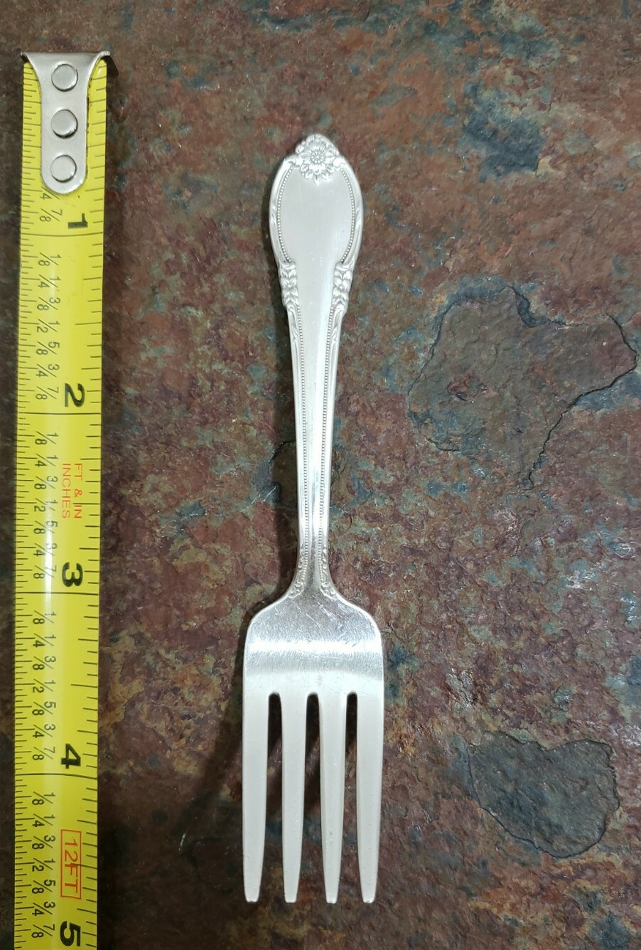 1847 ROGERS MID CENTURY VTG 1948 REMEMBRANCE SILVERPLATED BABY 👶 FORK