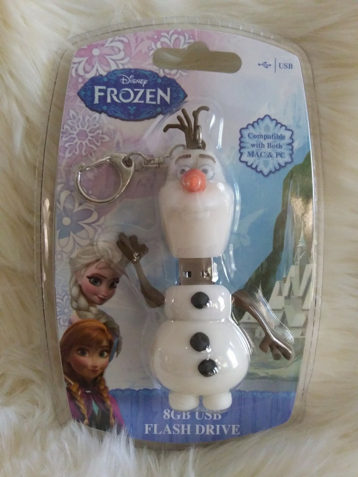 DISNEY FROZEN OLAF 8GB USB FLASH DRIVE FOR MAC & PC - NEW IN PACKAGE