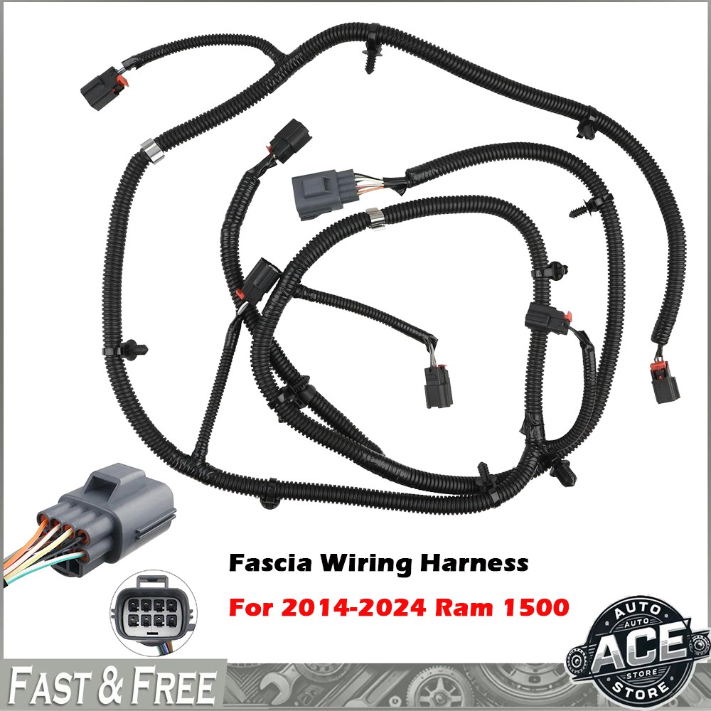 68232619AB High-quality Front Park Assist Wiring Harness For 2014-2024 Ram 1500