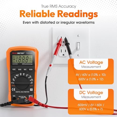 Auto-Ranging Digital Multimeter – Best and Easiest Multimeter for Testing
