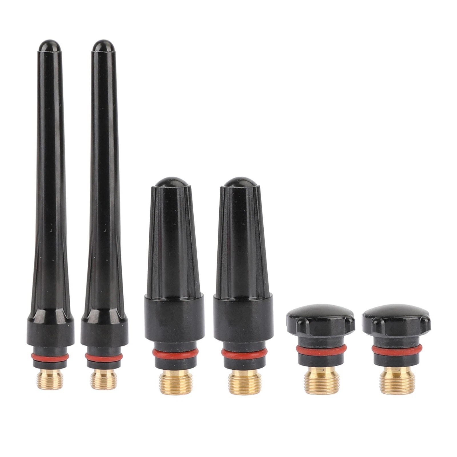 6PCS For TIG Torch Back Cover Accessories for WP17 WP18 WP26 with Copper Clamp