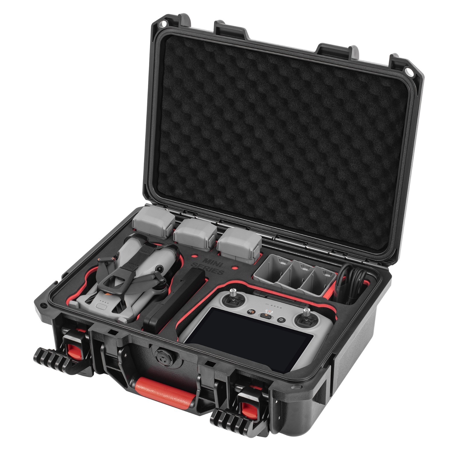 IP67 Waterproof Hard Case for DJI Mini 5/4/3 Pro RC2 Controller Battery Kit