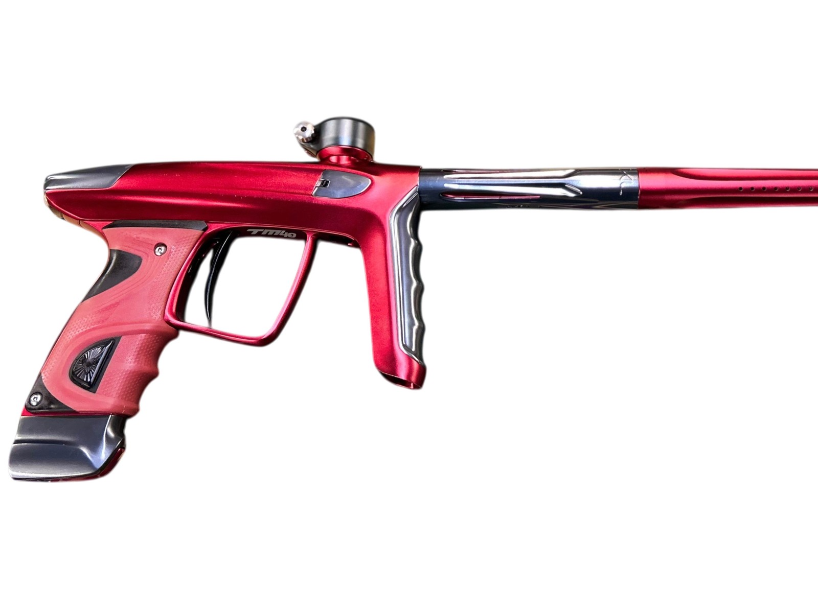 Used DLX TM40 Paintball Marker w/ Case - Red/Grey