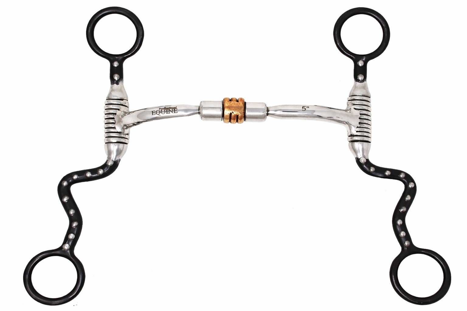 Western Comfort Jointed Copper Rollers Swivel Mouth Futurity Bit 35643
