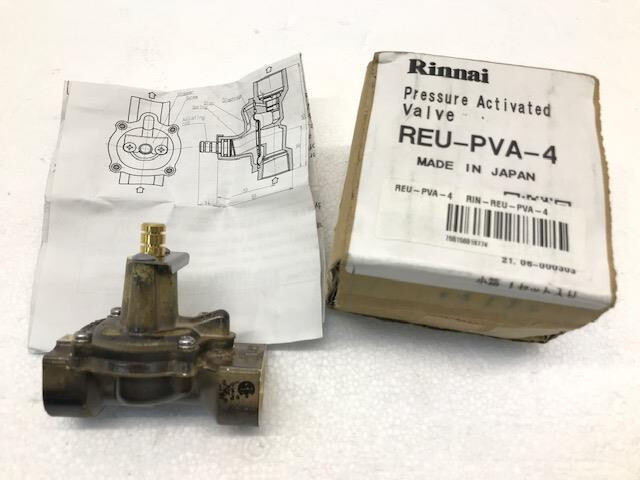 Rinnai REU-PVA-4 Pressure Activated Valve Manifolding For Water Heater