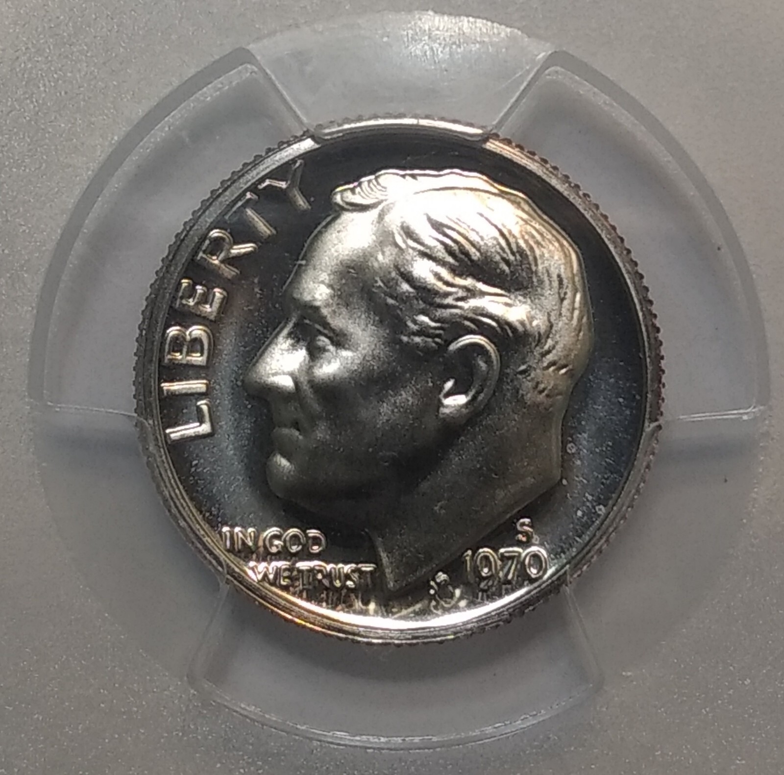 1970-S Roosevelt Dime PCGS PR69CAM