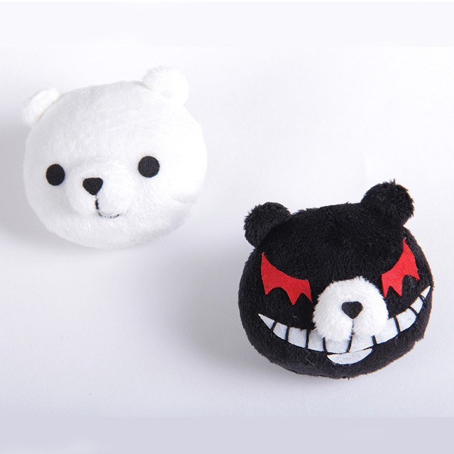 Danganronpa Monokuma Plush Hairpin Anime Hair Clip Cosplay Girl Barrette Gifts