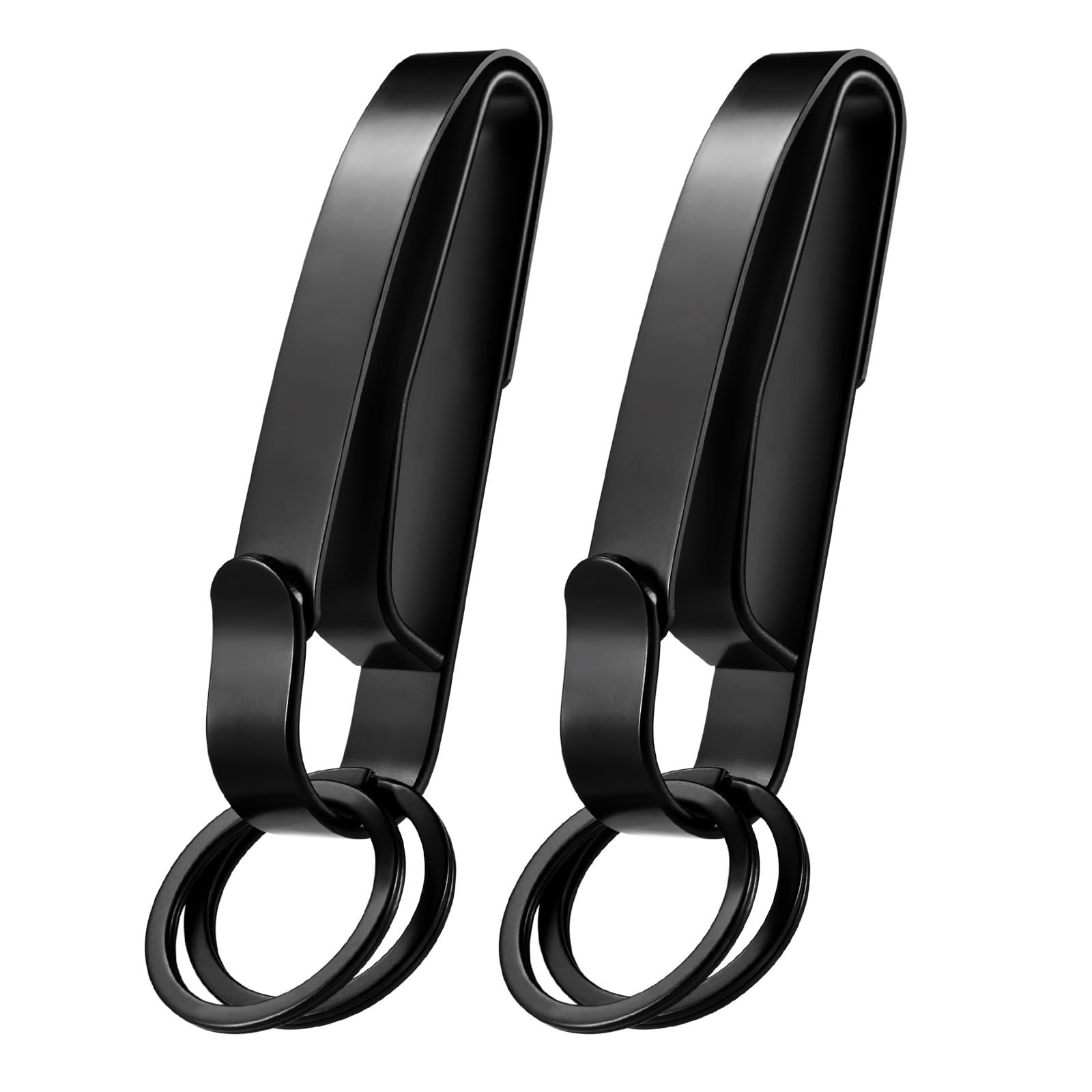 Yeflawor Duty Belt Key Holder, 2PCS Premium Clip, Large, Black