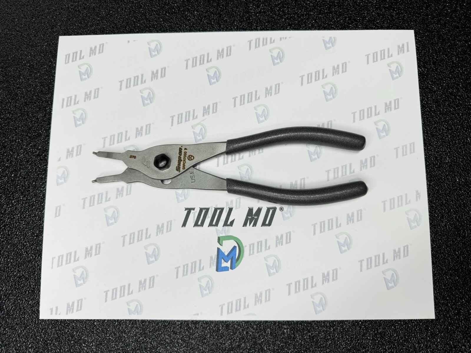 Snap-on Tools USA NEW DARK TITANIUM Straight Tip .070 Snap Ring Pliers SRPCR7000