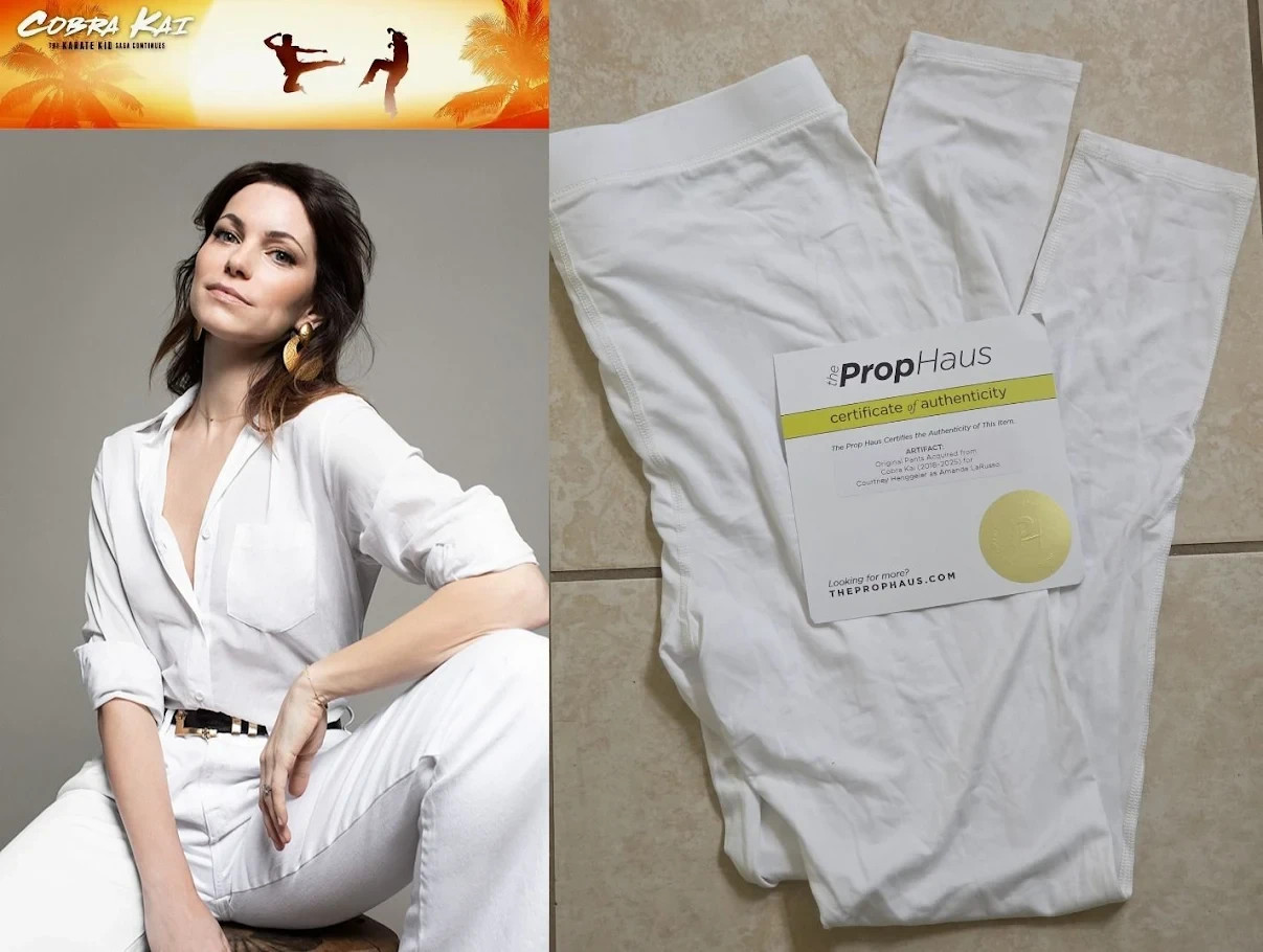 COBRA KAI: Amanda/Courtney Henggeler S06 production worn Leggings w/COA