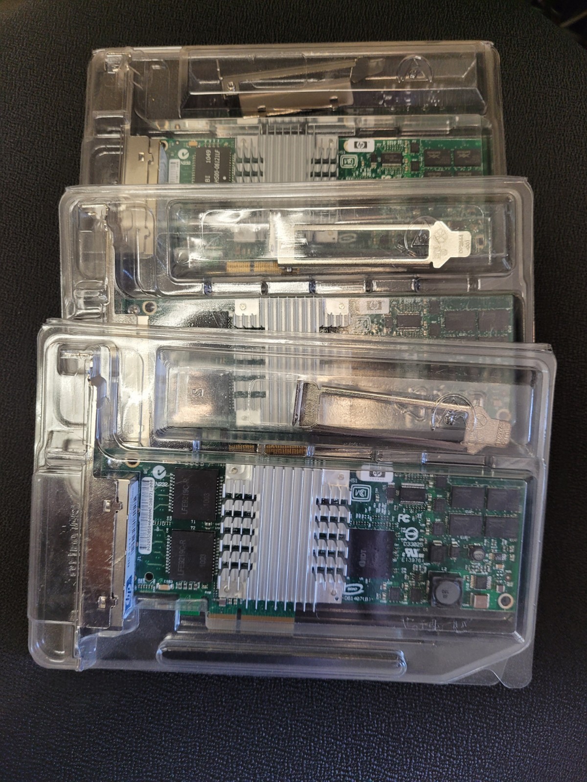 LOT of (3)  HP Quad Port Gigabit Ethernet Adapter NC364T  436431-001 - NEW!