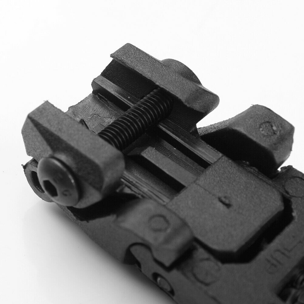 1-4 Set Premium Pair Flip-up Tactical Sight Nylon Folding Sights Front&Rear Set