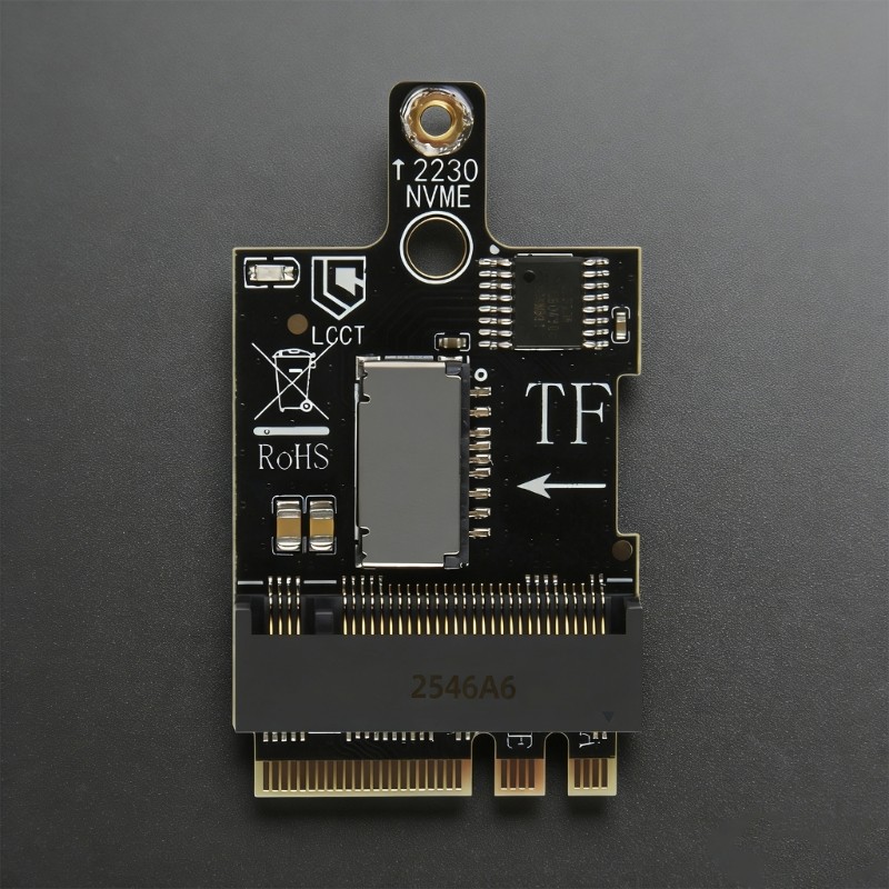 Multiple Purpose M.2 A E Key Adapter Enables NVME Drive And Card Simultaneously