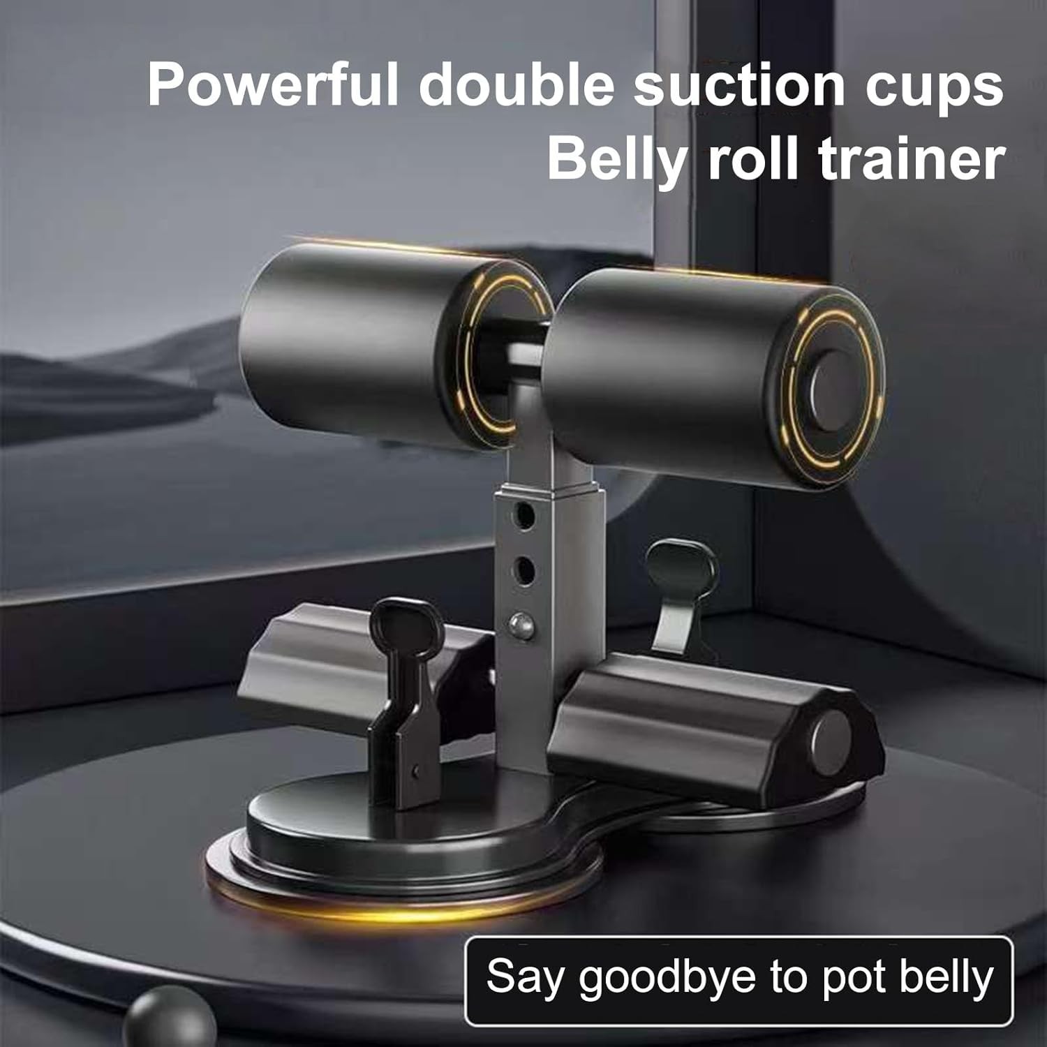 Adjustable Ab Trainer 3 Level Height Adjustable Double Suction Cups