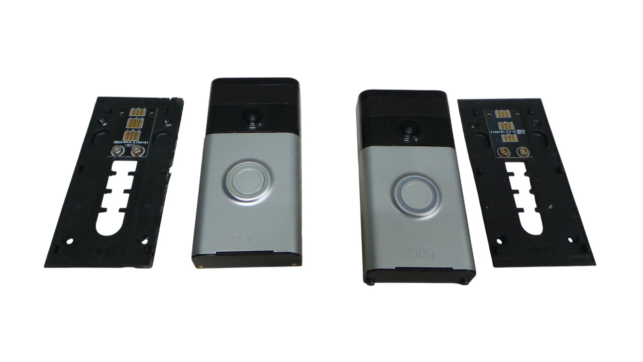 Lot of 2 Ring Video Doorbell 1st Gen Rechargeable - Free Shipping