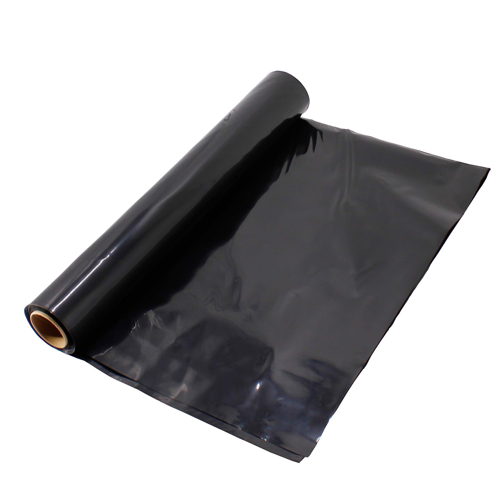 TEXALAN(R) Black Plastic Sheeting Roll Farm Film Tarp 10X25FT-6Mil,