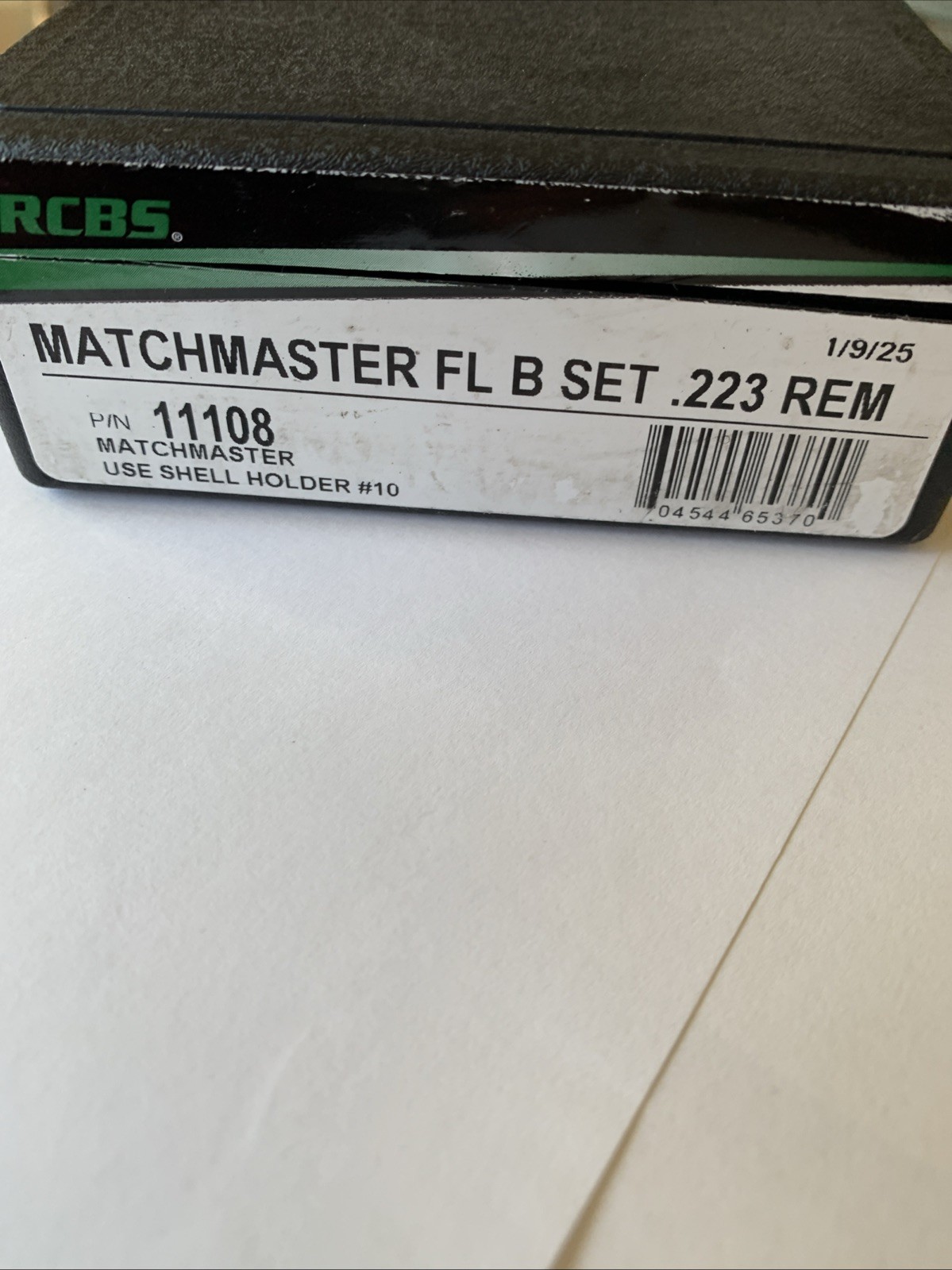 RCBS Reloading MatchMaster Full-Length Bushing Die Set .223 Remington #11108