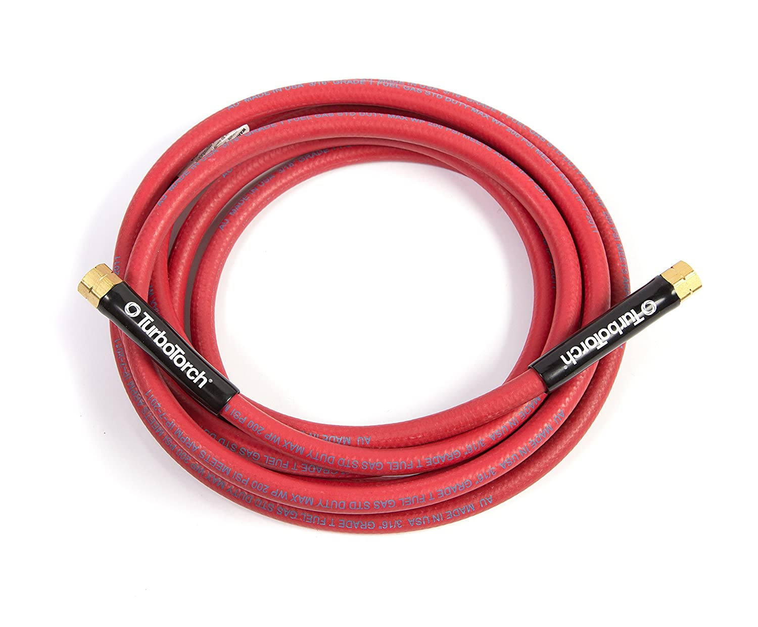 TurboTorch AH-12 12ft Hose with A" Fitting for Welding 0386-1090