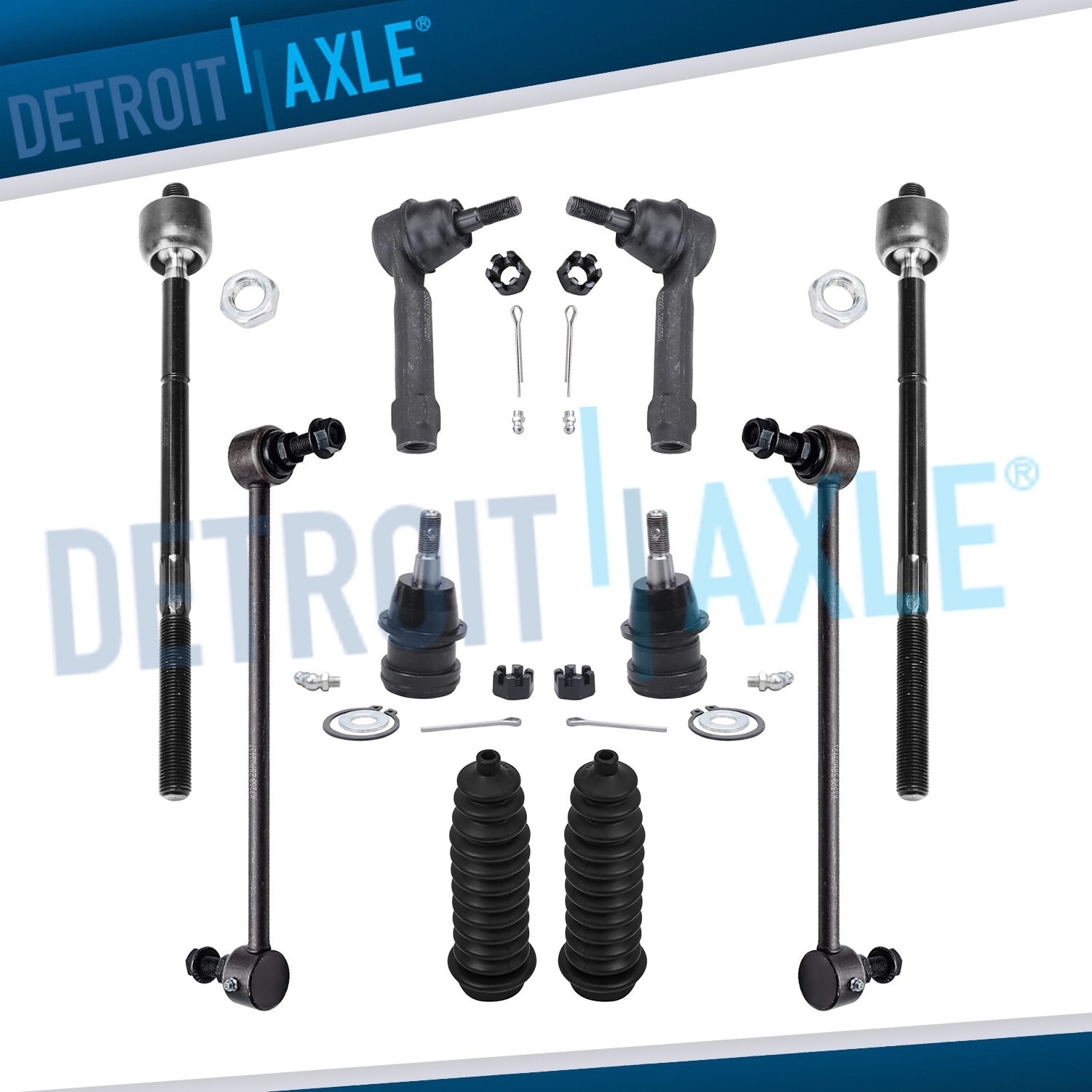 Front Tierod Ball Joint Sway Bar for Chrysler Town & Country Dodge Grand Caravan
