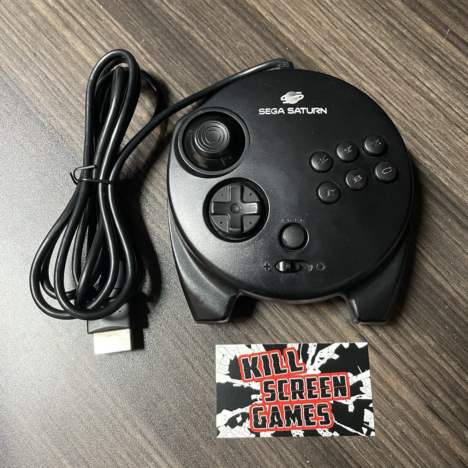 Sega Saturn 3D Control Pad Controller MK-80117 OEM Tested + Working
