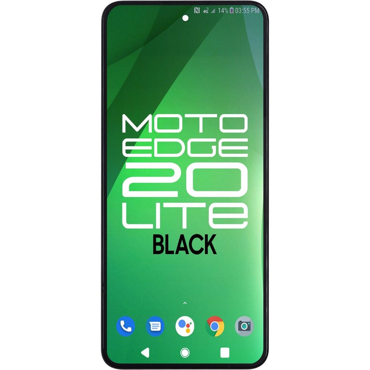 For Motorola Edge 20 Lite XT2139-1/2021 LCD with Touch + Frame Black Replacement