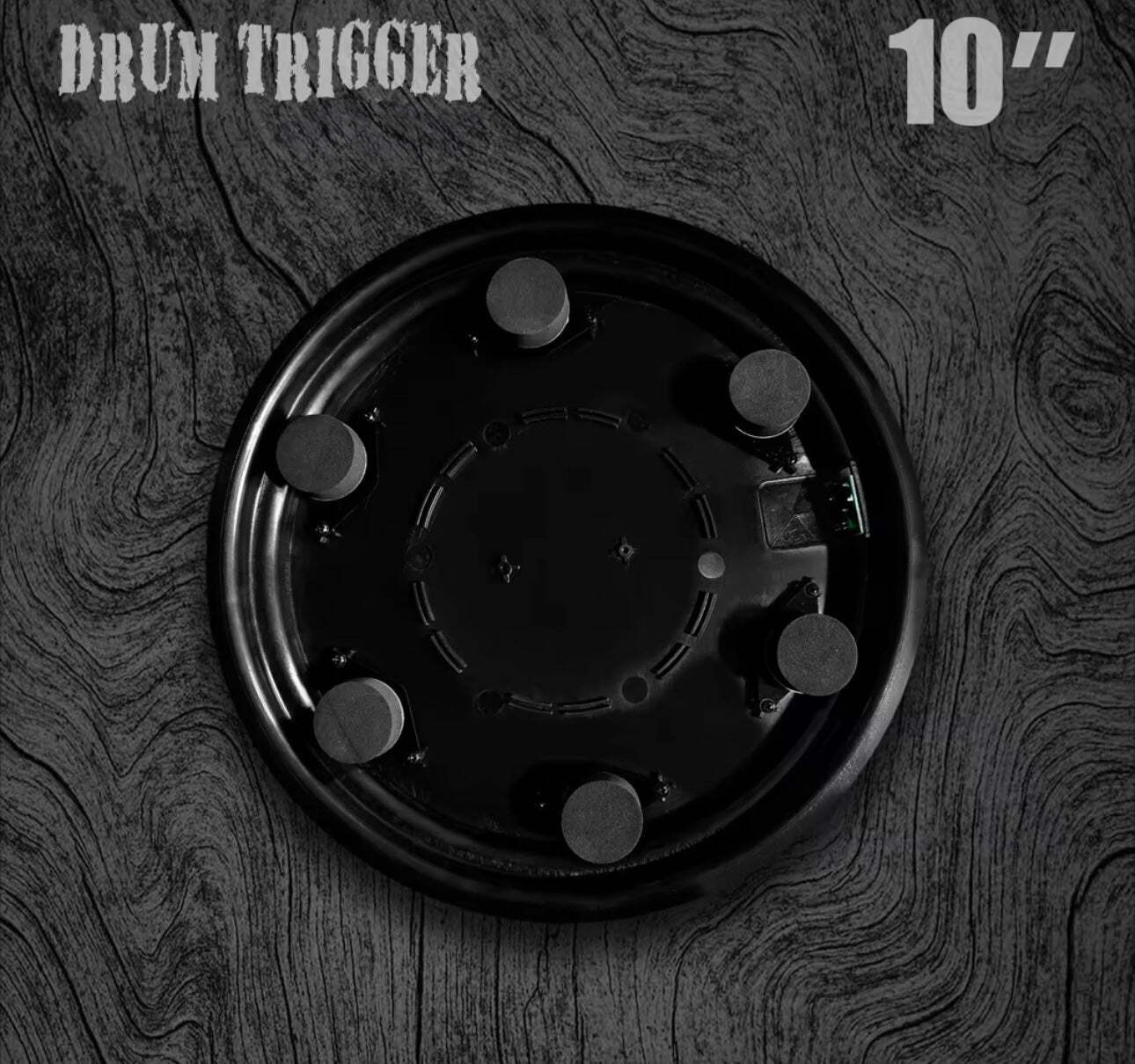 10” 6 Trigger plate Tray w Rim Zone for Roland Alesis Acoustic Drum