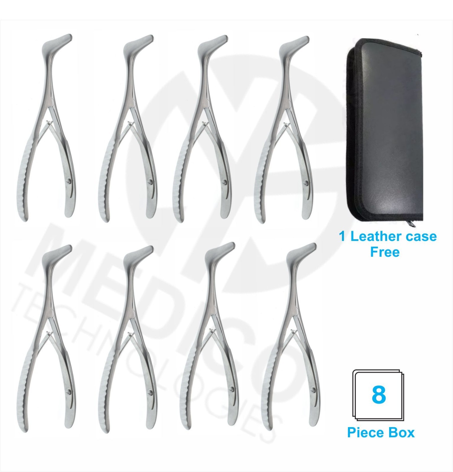 8 Pcs Nasal Speculum Medium For Child /Adult ENT Examination, Reusable CE Marked