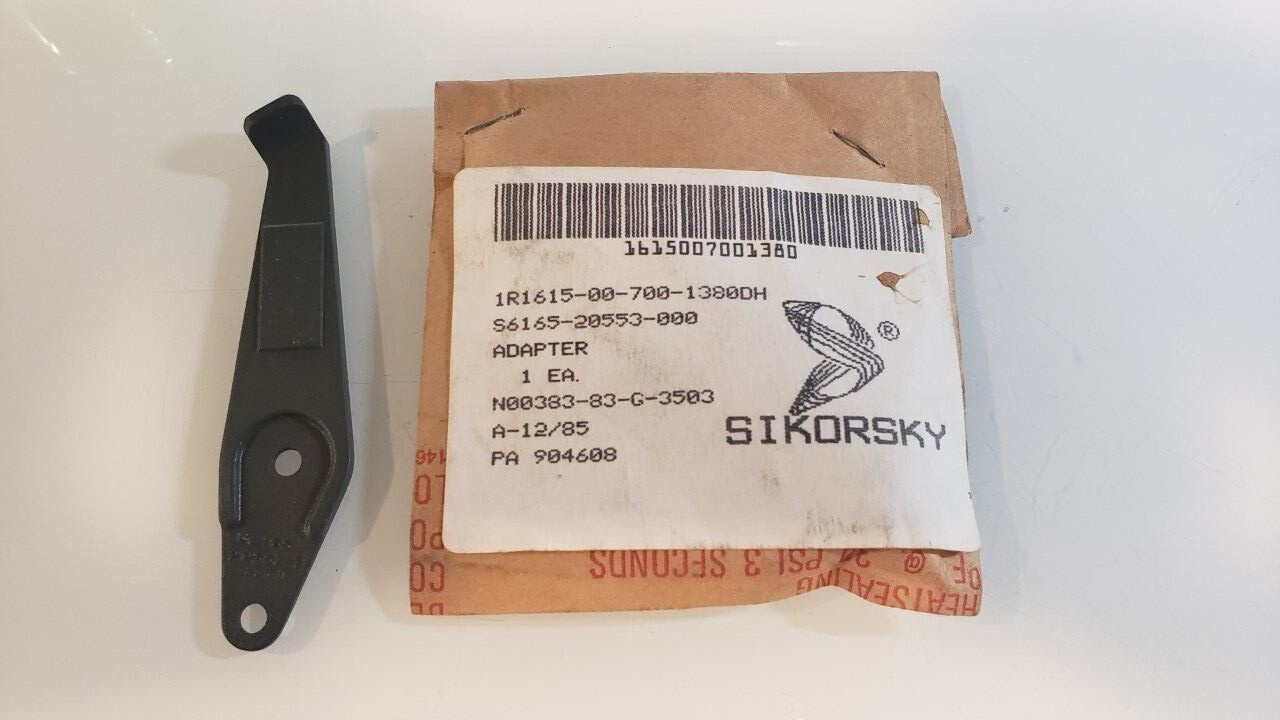 SIKORSKY AIRCRAFT MICROSWITCH ADAPTER S6165-20553-000 1615-00-700-1380