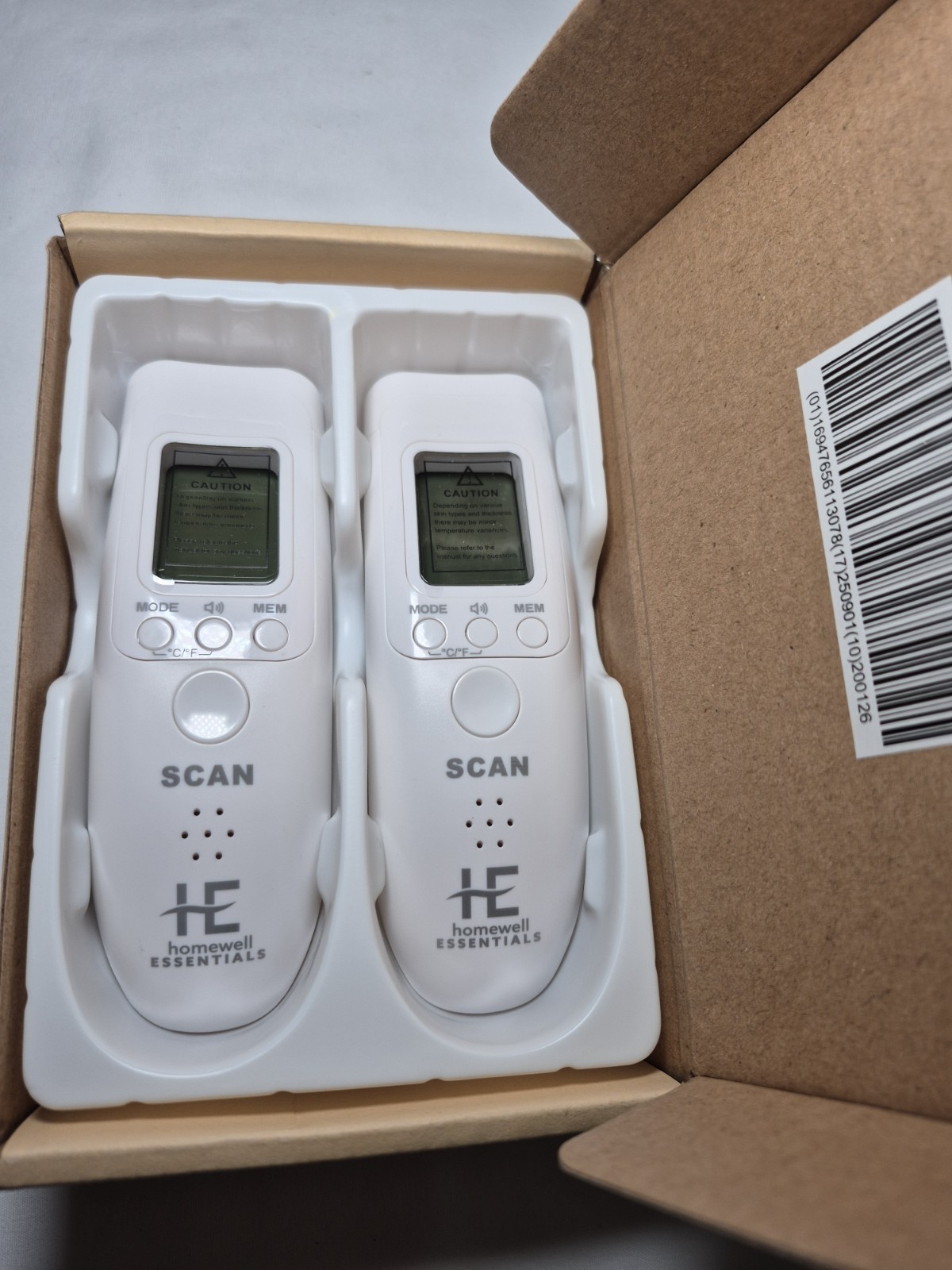 Homewell Essentials Non-Contact Infrared Thermometer Set Of 2 JXB-183