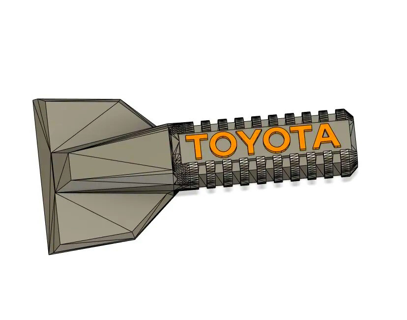 Plastic Ice Scraper with Toyota Logo–Heavy Duty Ice Scraper-Effortless Clean