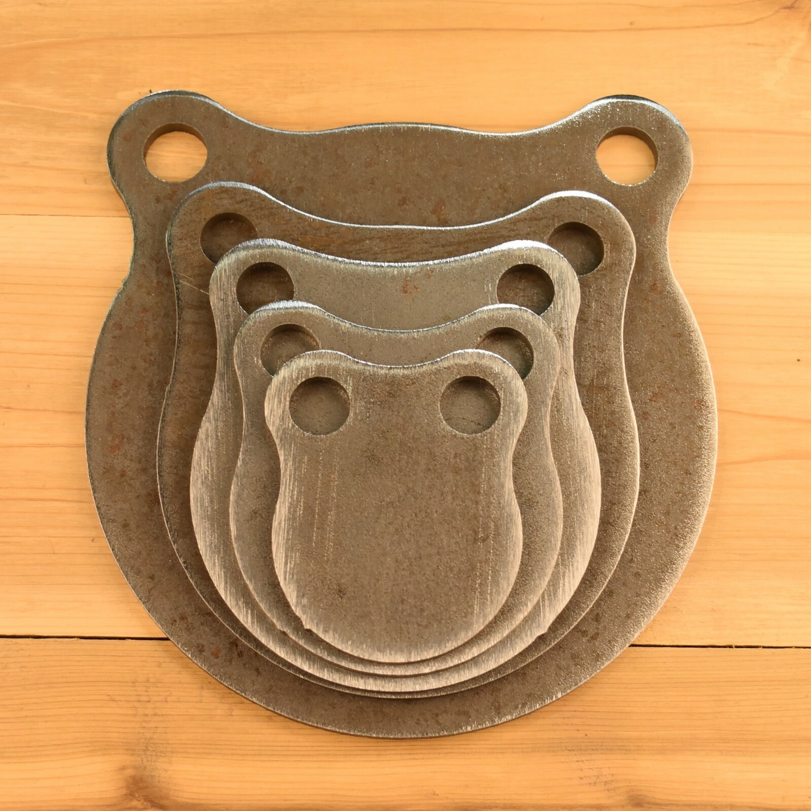 AR500 1/4" Steel Shooting Targets 3” 4” 5” 6” 8" Gong Bundle