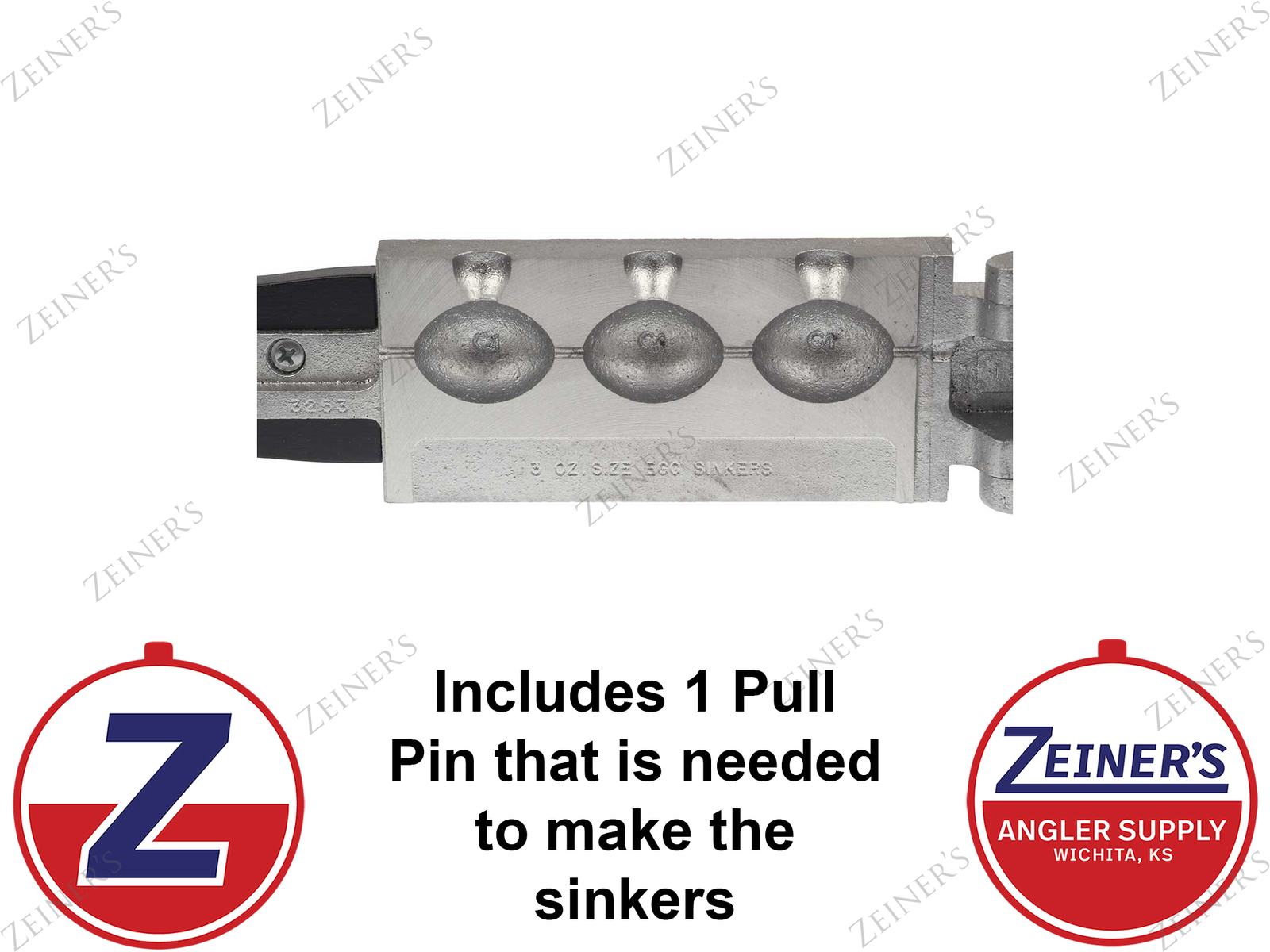 3253 New Do-It Egg Sinker Mold - 3 oz production style