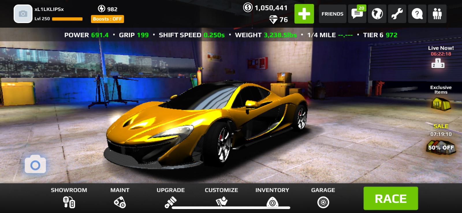 Rush Racing 2 In-game Vehicle. 6-8$ each