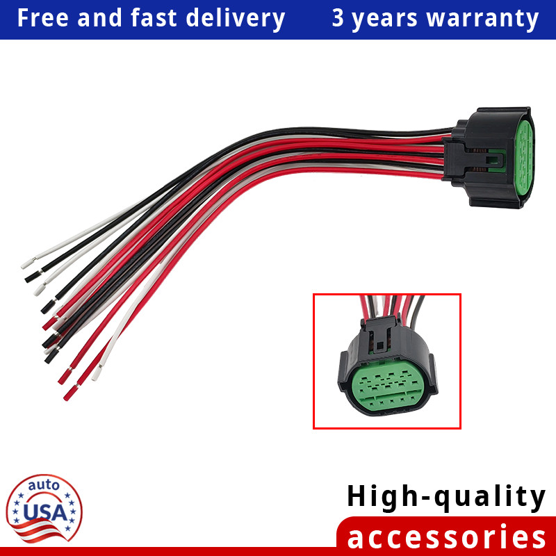14-Pin Front Headlamp Headlight Connector Pigtail Fit For Kia Optima 2016-2020