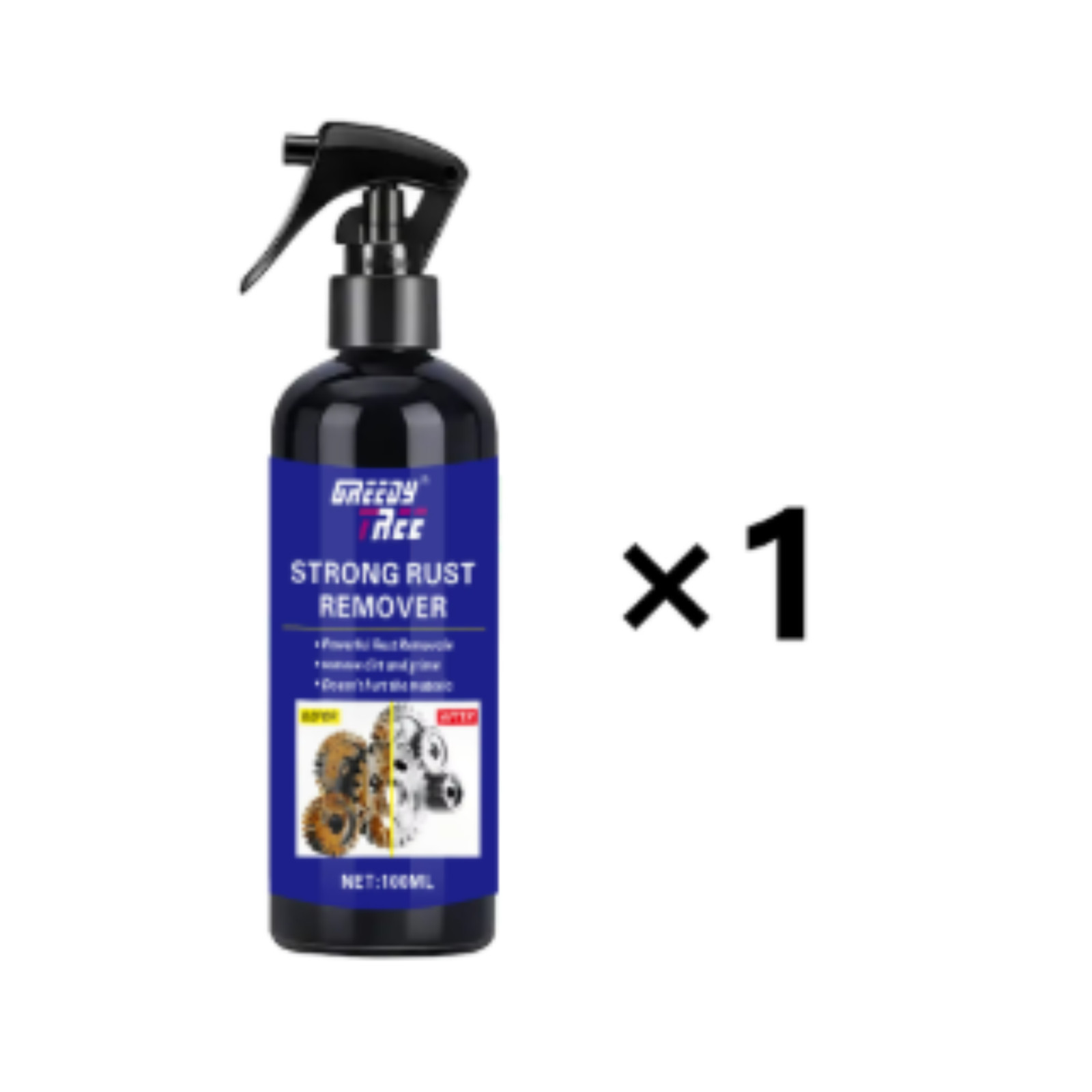 Multi-Purpose Rust Remover Spray | Strong Elimination of Rust & Iron Buildup, Id