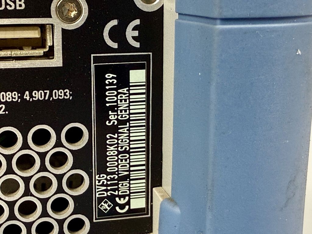 Rohde & Schwarz DVSG Digital Video Signal Generator + B30 HD/SD Decoder