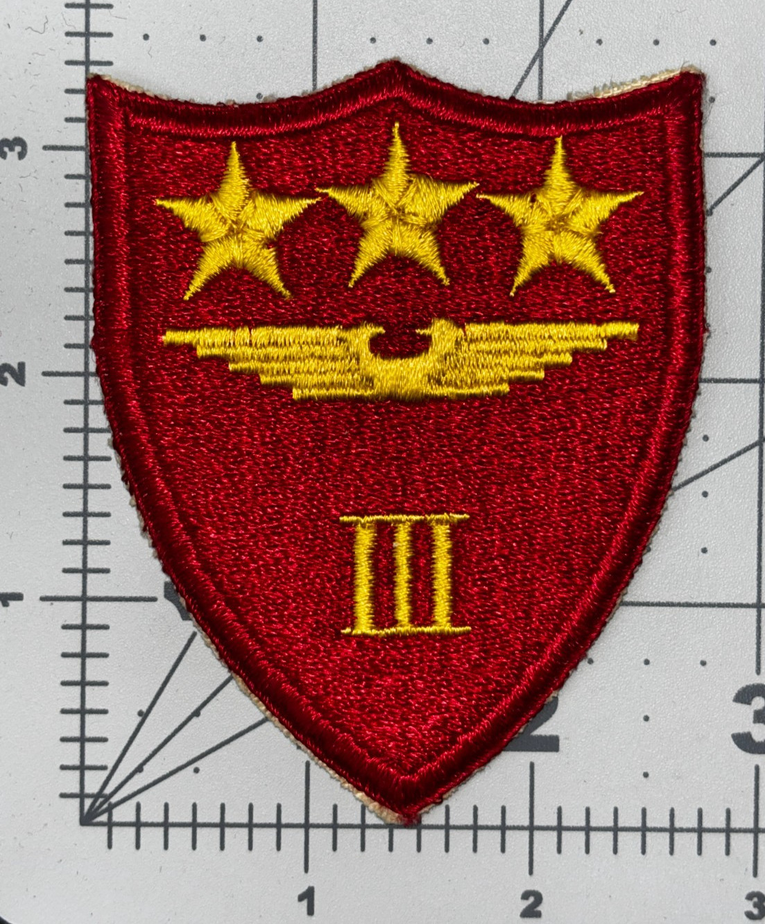WW 2 Marine Corps WW 2 USMC 3rd Air Wing Fuselage Patch Inv# K8444
