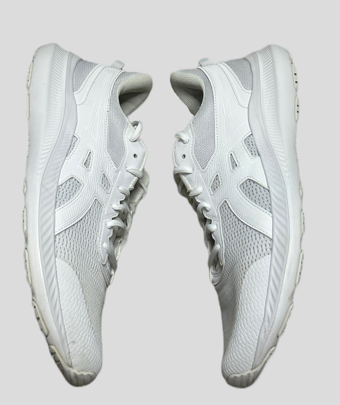ASICS Men's White Mesh Jolt 5 Breathable Running Shoes US 11 1011B963