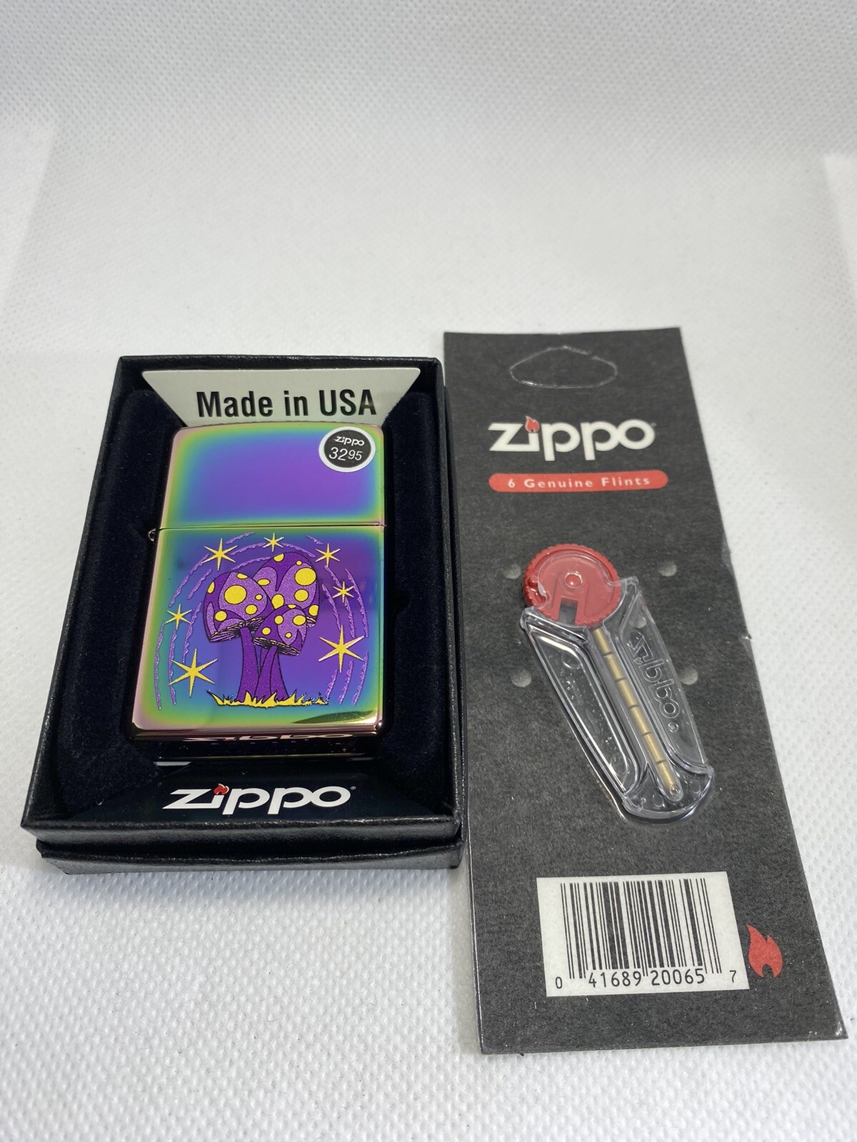 Zippo Limited Edition Mushroom On A Spectrum Lighter