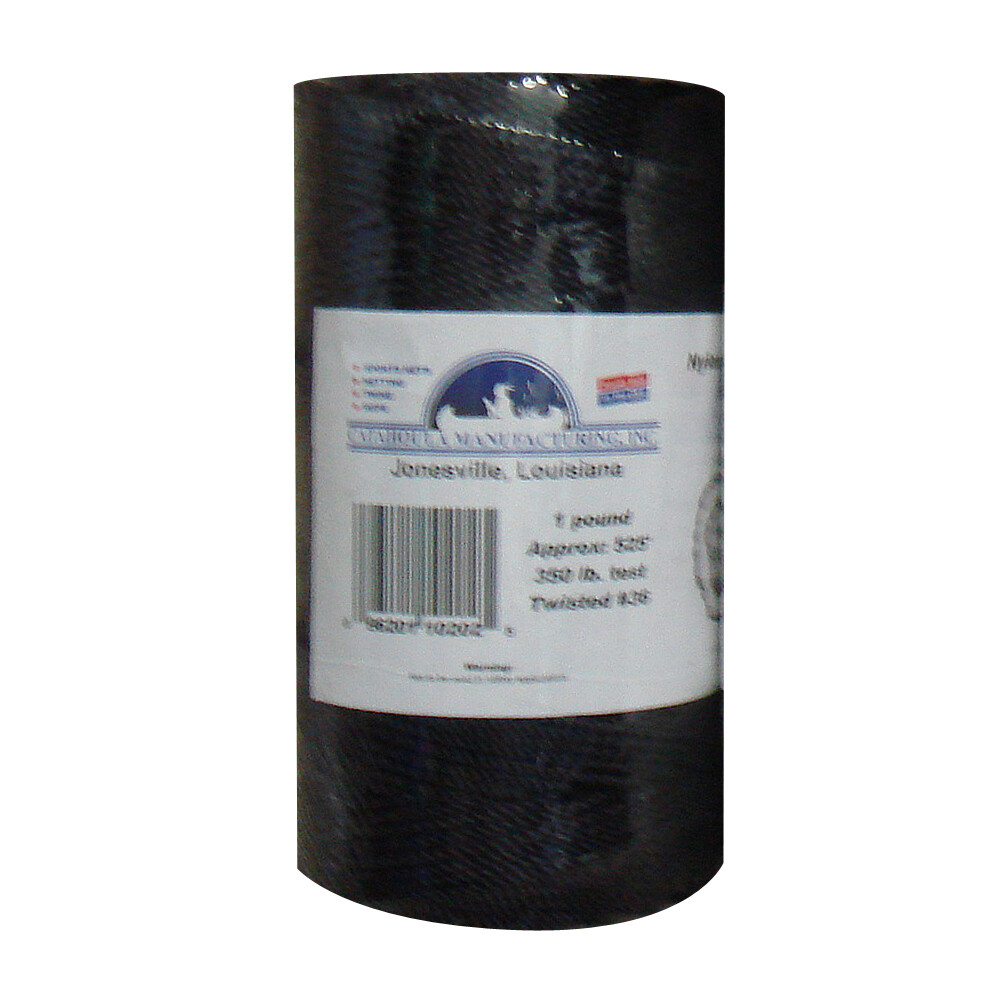 Rosary Twine, Twisted Nylon. Size #36, Black, 1 lb 1-pack