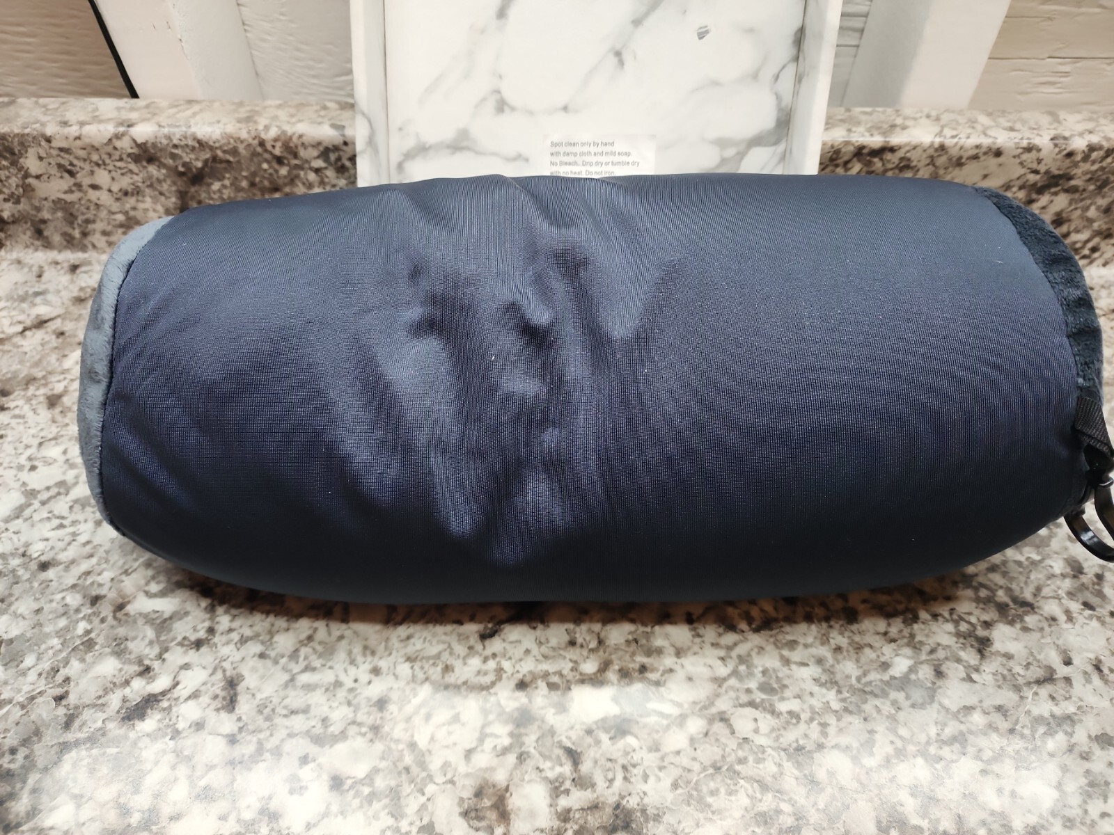 World's Best Microbead Bolster Tube Pillow, Smooth Cool Touch Fabric, Neck or