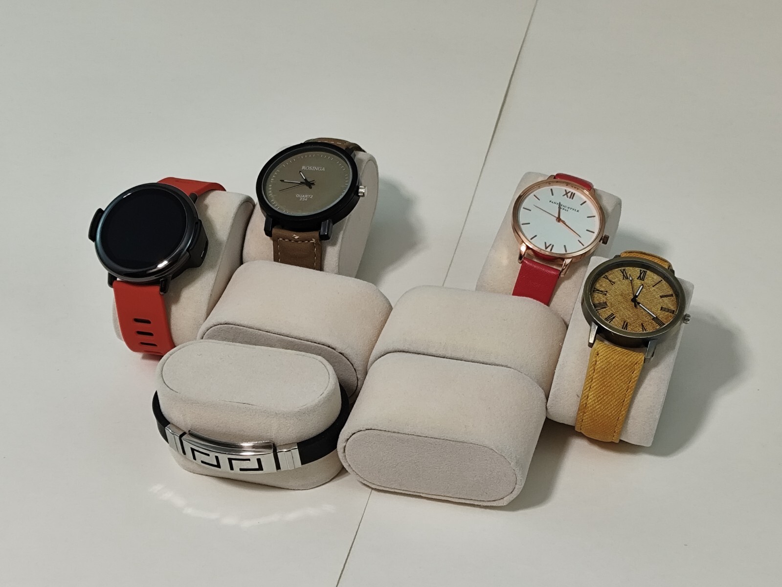 Set of 8 Velvet Watch Bracelet Pillows for Case Box  Display US Seller