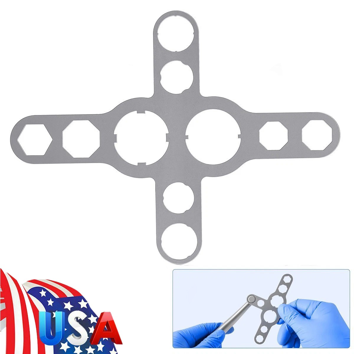 Dental Handpiece Torque Wrench Remove Back Cover Wrench For KAVO/WH/NSK Sirona