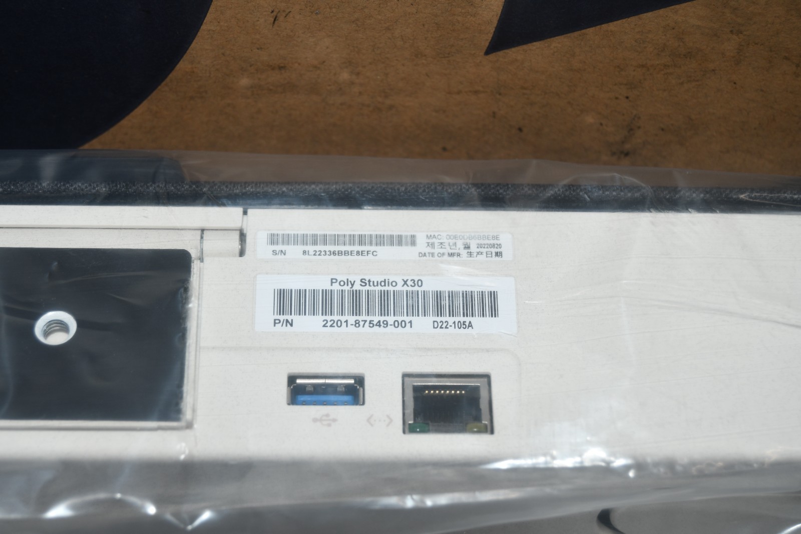 ^ Poly Studio X30 Video Conference Bar (No Controller) #X8413