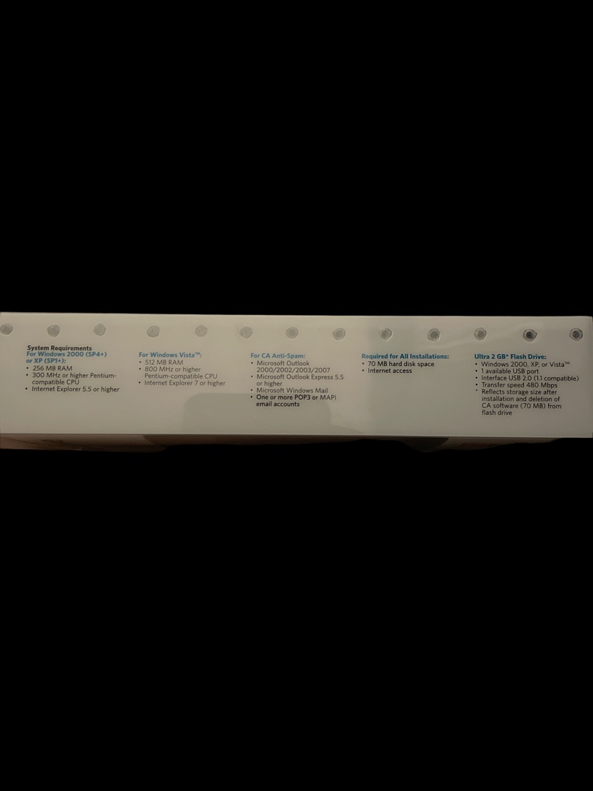 CA Computer Associates Internet Security Flash Drive 2007 2 GB USB Drive