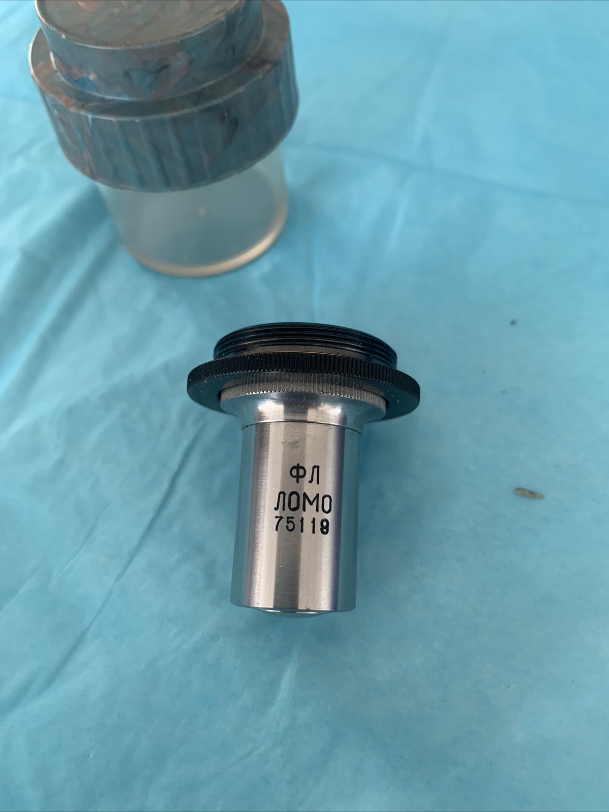 Vintage Lens Objective Microscope Lomo( Zeiss) 40 0,65 Used