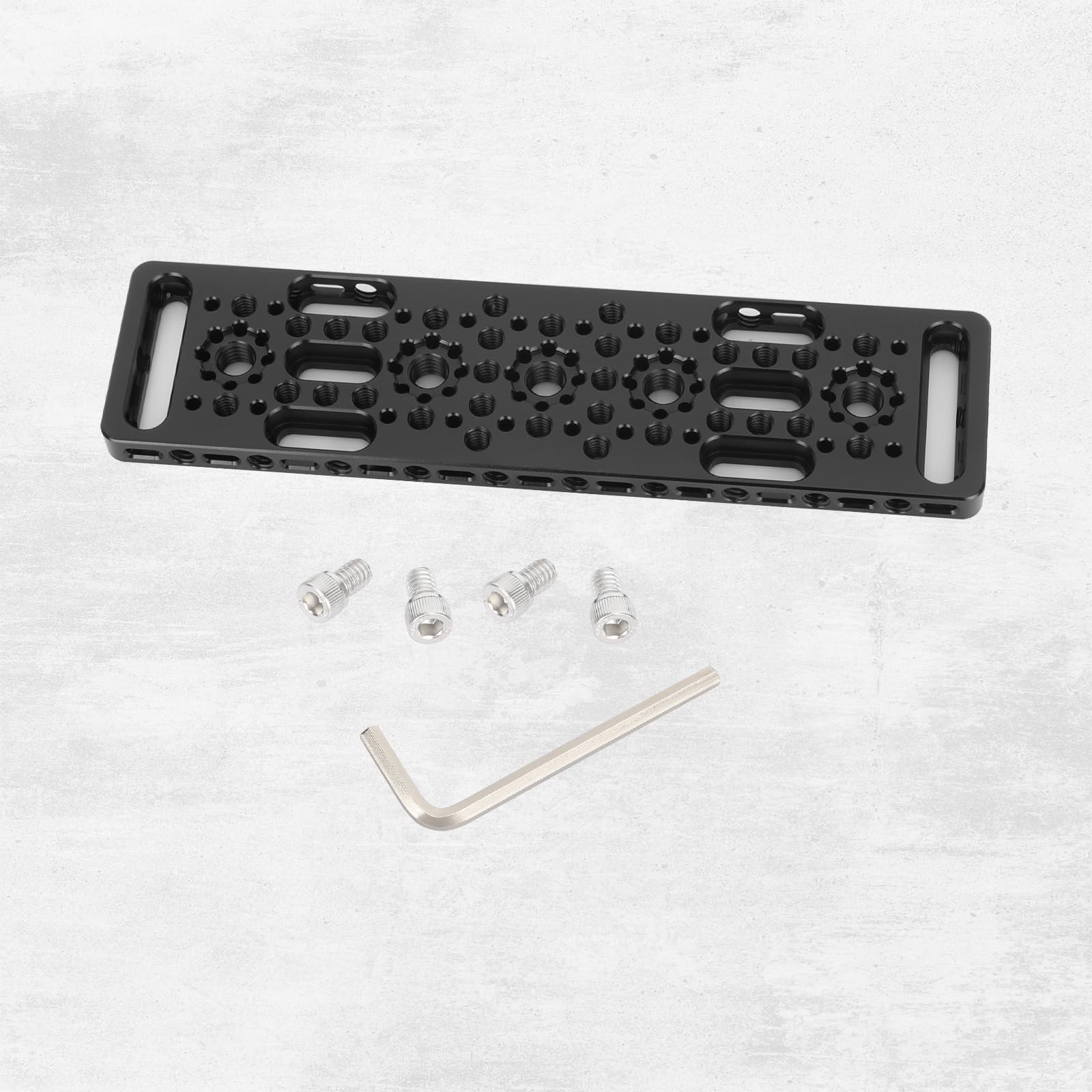 Multi Purpose Mounting Cheese Plate With Anti-Twist Accessory Mounts 3828