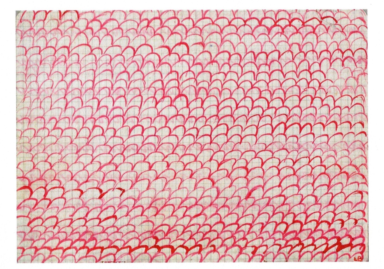 Postcard Louise Bourgeois "Untitled" 1965 (The Easton Fndtn) MINT Unused
