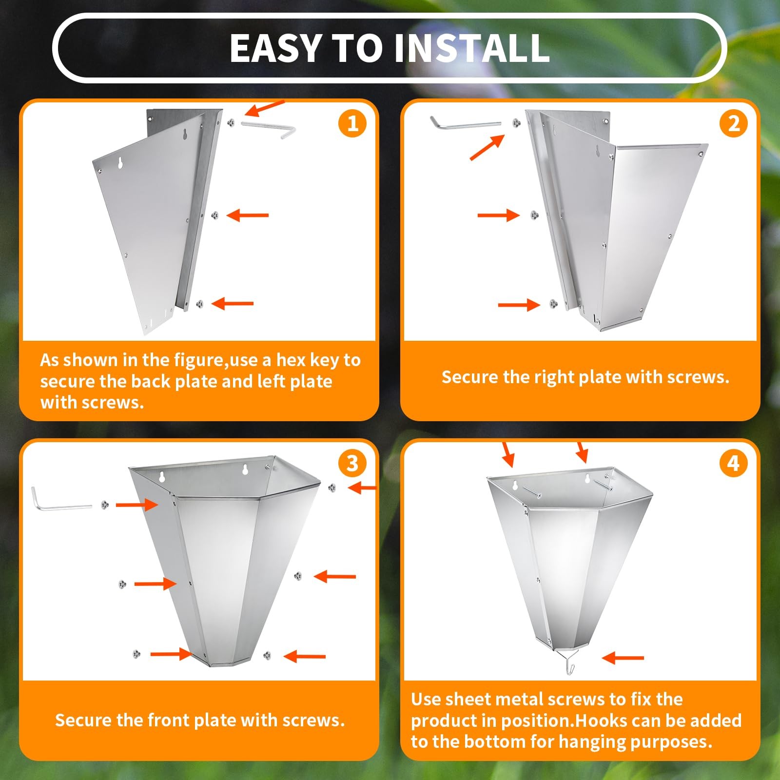 Large Chicken Cone Butchering Stainless Kill Poultry Processing 8lb Equipment