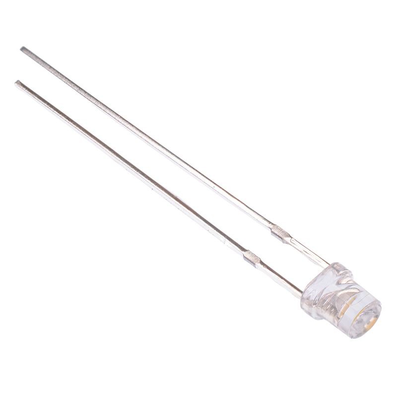 10 x Blue 3mm Concave Water Clear LED 330mcd 120°